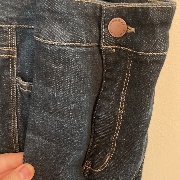 Crown & Ivy Crop Ankle Stretch Denim Jeans Size 16 :FINAL MARKDOWN: - Picture 4 of 16